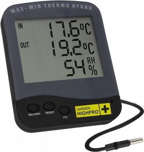 Garden Highpro Prohygro Hygrothermo Meter Premium