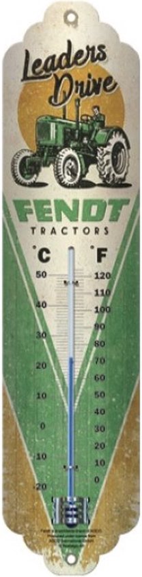 Metalen Thermometer  Fendt - Leaders Drive Fendt - 6,5 x 28 cm