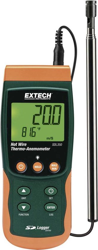 Extech SDL350 Windmeter 0.4 tot 25 m/s