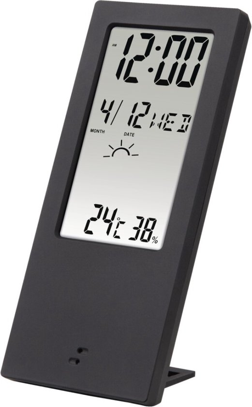 Hama Thermometer/hygrometer TH-140 Met Weerindicatie Zwart