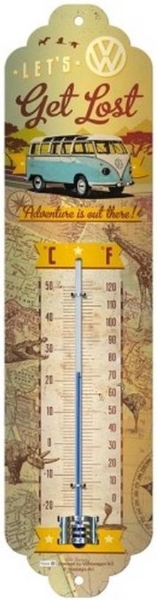 Nostalgic-Art thermometer Volkswagen T1 Bus - Uitvoering - Let's get lost