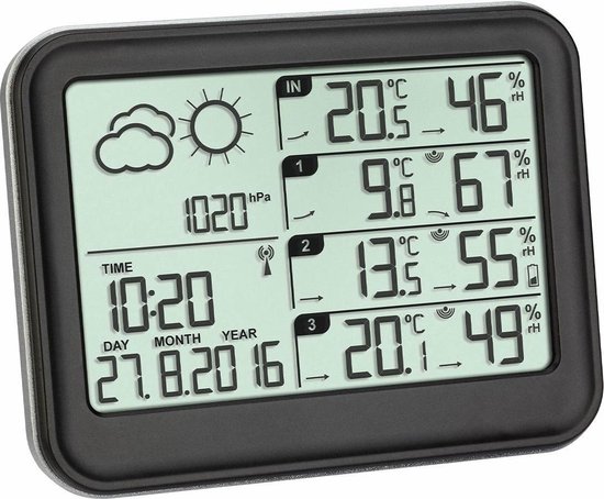 TFA Dostmann View 35.1142.01 Draadloos weerstation