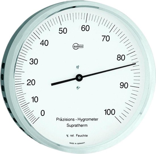 Barigo 420 precisie hygrometer metaal - analoog - Ø 10 cm