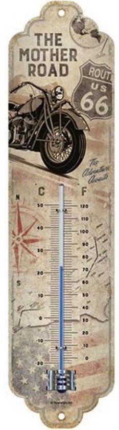Route 66 The Mother Road Motor Thermometer