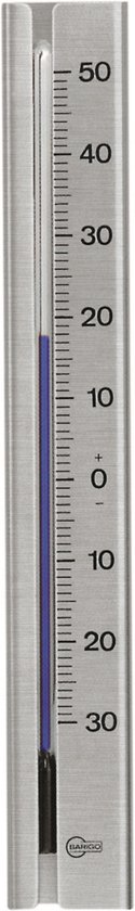 Barigo 880 Thermometer edelstaal - 28 cm hoog