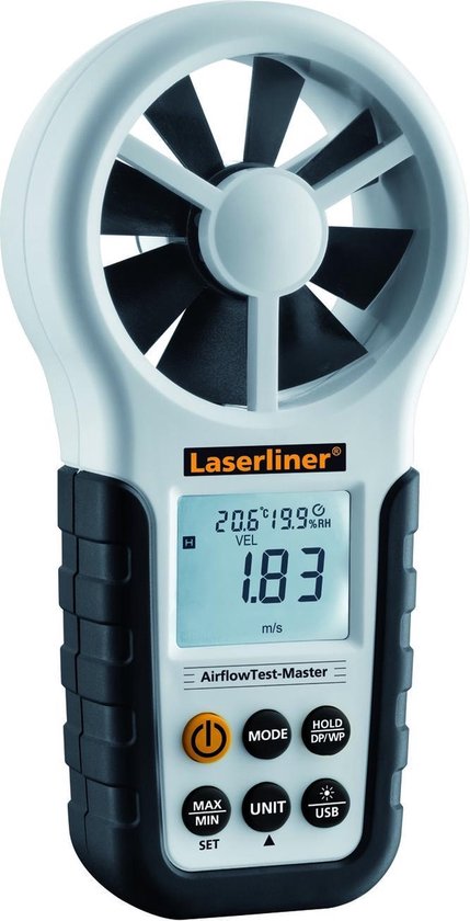 Laserliner AirflowTest-Master Windmeter 0.8 tot 30 m/s