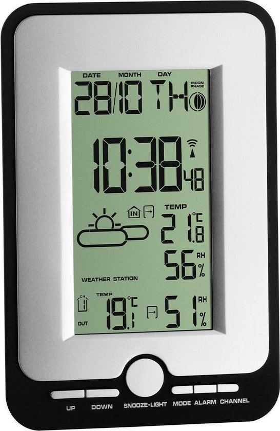 TFA Dostmann MULTY 35.1134.10 Draadloos weerstation