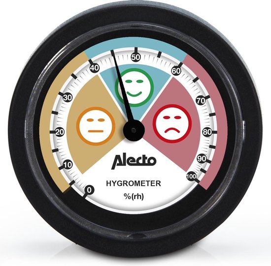 Alecto WS-05 - Hygrometer voor binnen - Werkt zonder batterijen