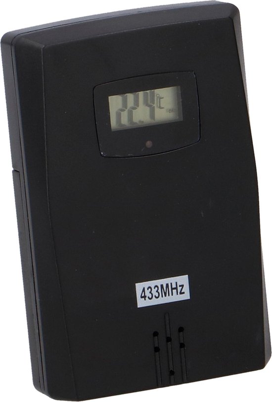 Grundig Weerstation - voor Binnen en Buiten - Thermometer - Kalender - Zwart
