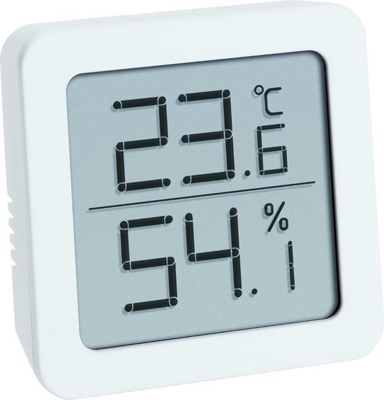 TFA Dostmann Thermo- en hygrometer Wit
