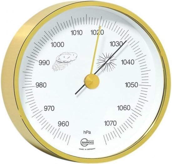 Barigo 116 ms -  barometer - messing -   Ø 8,5 cm