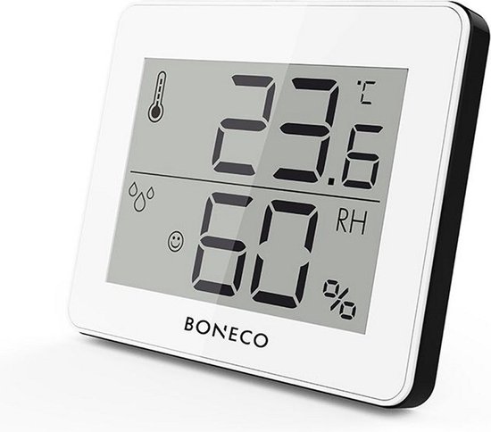 Boneco X200 Thermo-Hygrometer met LCD-Display Wit