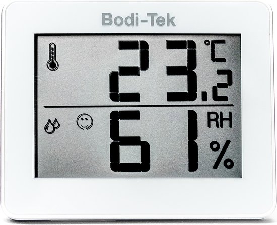 Bodi-tek BT-HGTH Hygrometer - Luchtvochtigheid - Thermometer