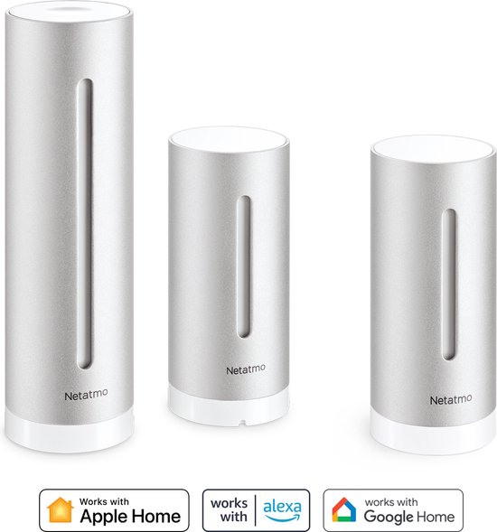 Netatmo Slim Weerstation - Incl. extra binnenmodule - 220V