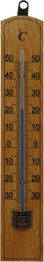 Talen Tools - Thermometer - Hout - Min/Max - 20 cm