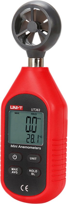 Arvona Windmeter Voor Buiten - Anemometer Digitaal - Wind Snelheid Meter - Windsnelheidmeter - Lucht - Draagbaar