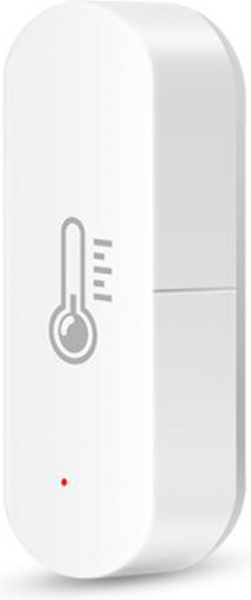 Boasty Smart Temperatuur Sensor - Eigen App - vochtmeter - Temperatuurmeter Binnen - Weerstation - Hygrometer- Smart Life Alexa Google Assistent