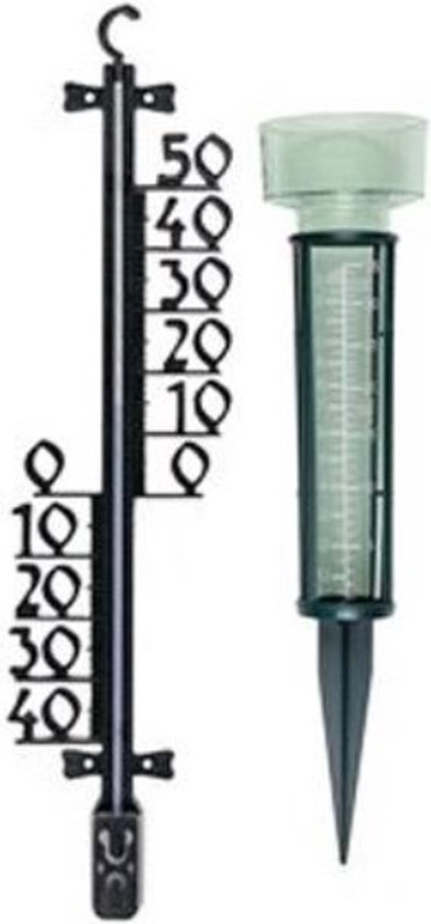 Tuinset Regenmeter en Thermometer - 2-Delig