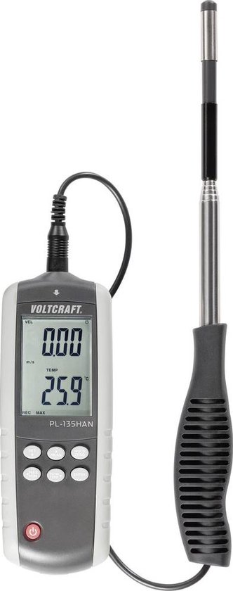 VOLTCRAFT PL-135HAN Windmeter 0.1 tot 25 m/s