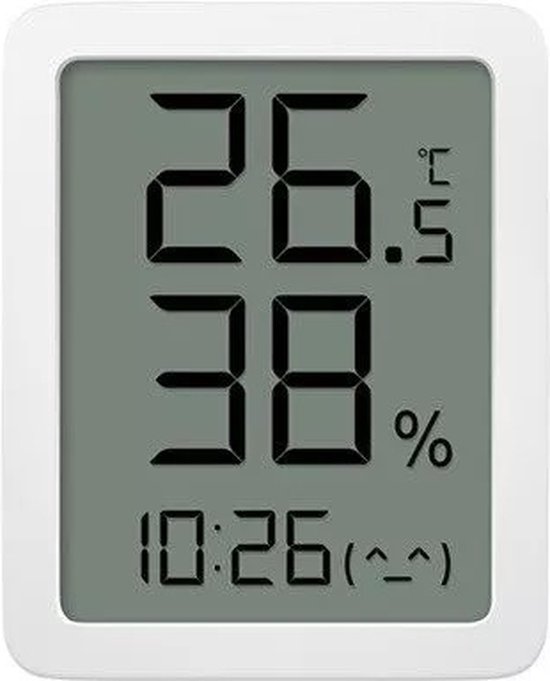 LCD Thermometer Temperatuur Tijd Luchtvochtigheid Hygrometer