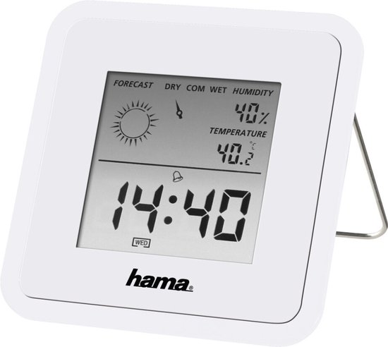 Hama TH50 Thermo- en hygrometer Wit